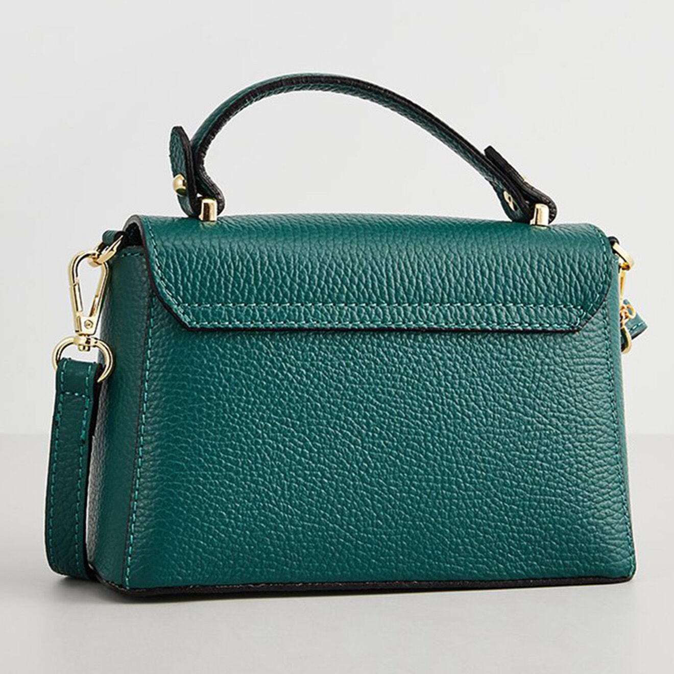 Christian Laurier Sac à main en Cuir Mathilde vert - 19.5x13.5x7.5 cm