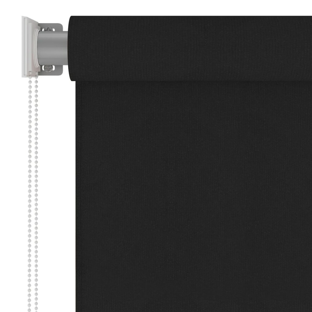 Store roulant d'extérieur 120x140 cm noir