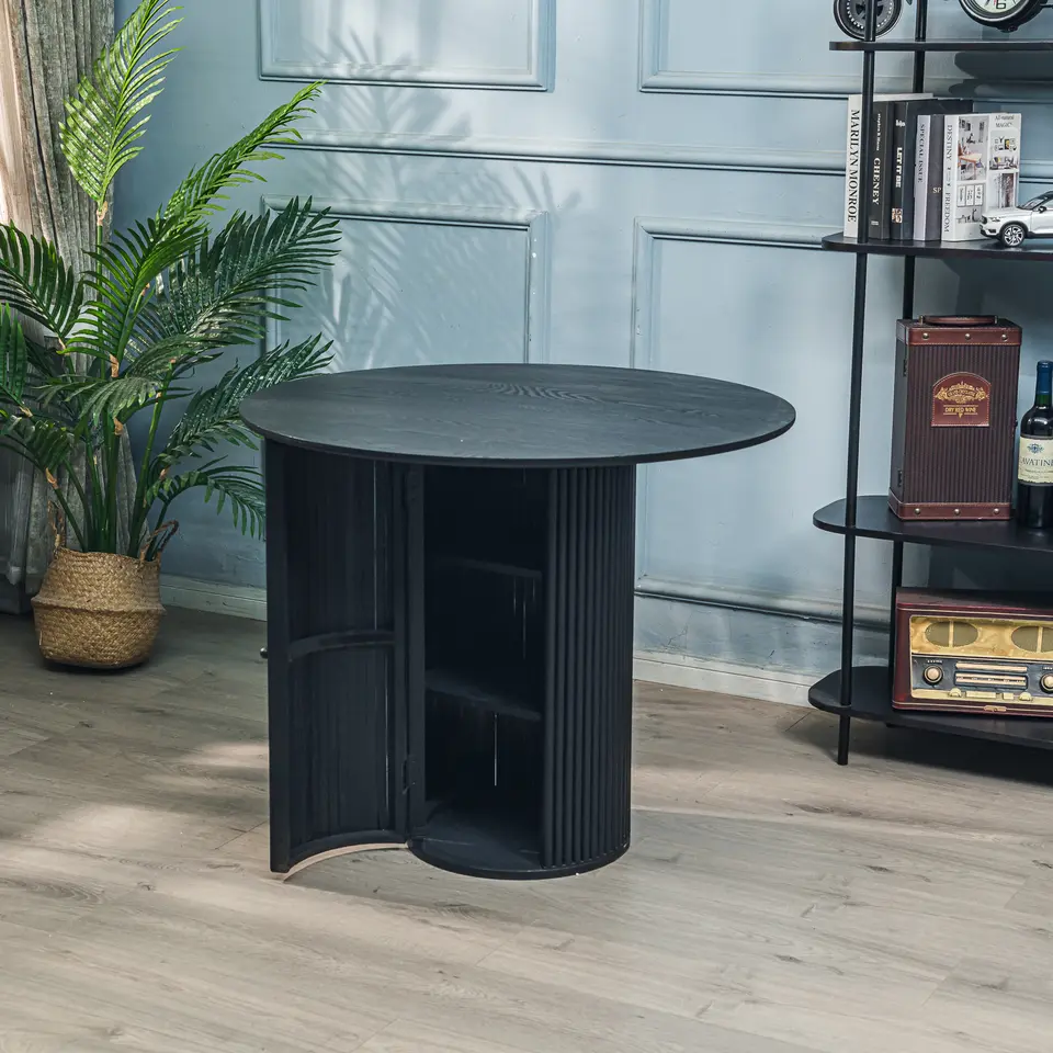 Eettafel voor 4 personen van massief grenen D90