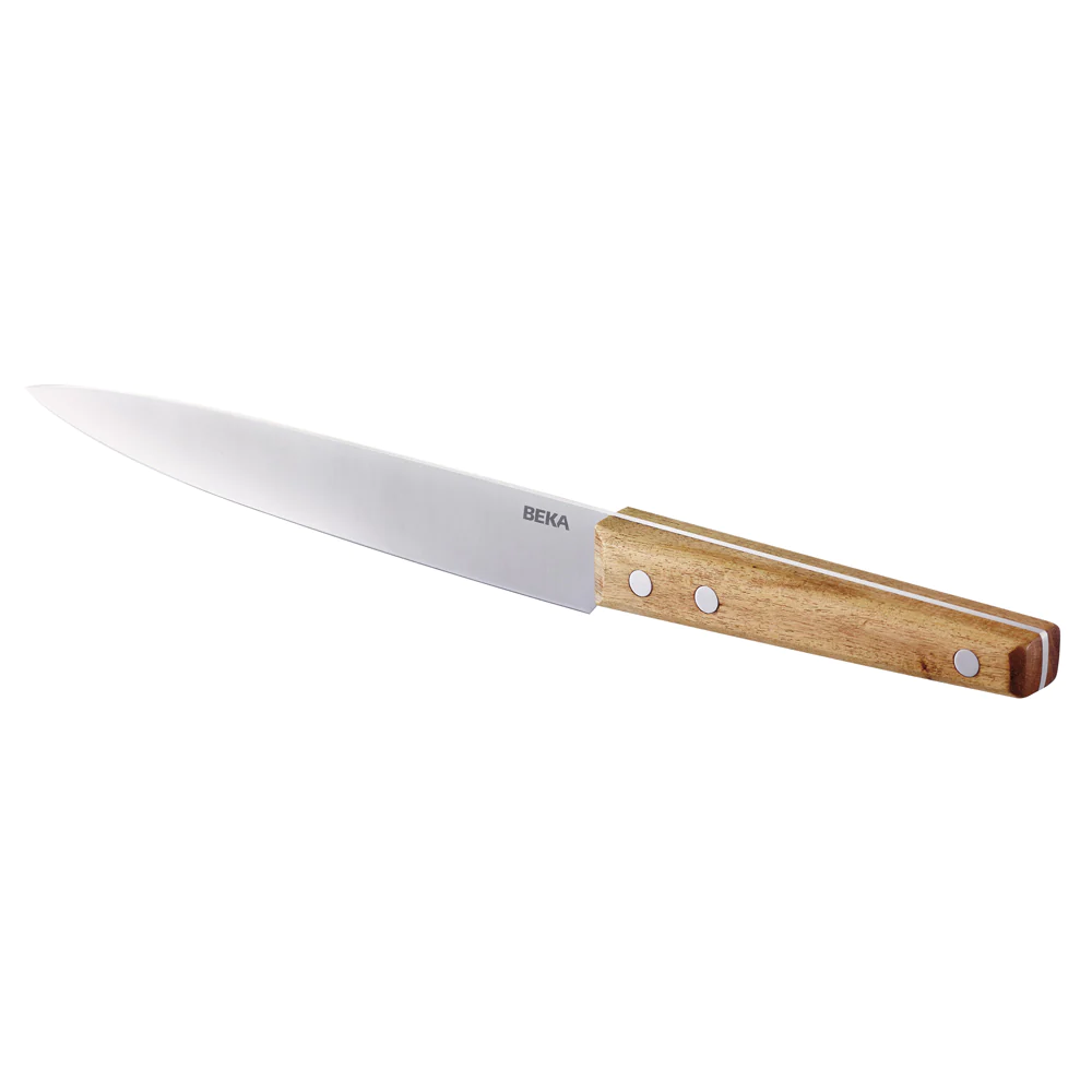 Couteau tranche lard Nomad 20 cm en acacia Beka