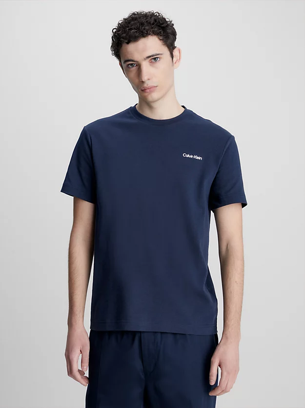 Camiseta de mistura de algodão
