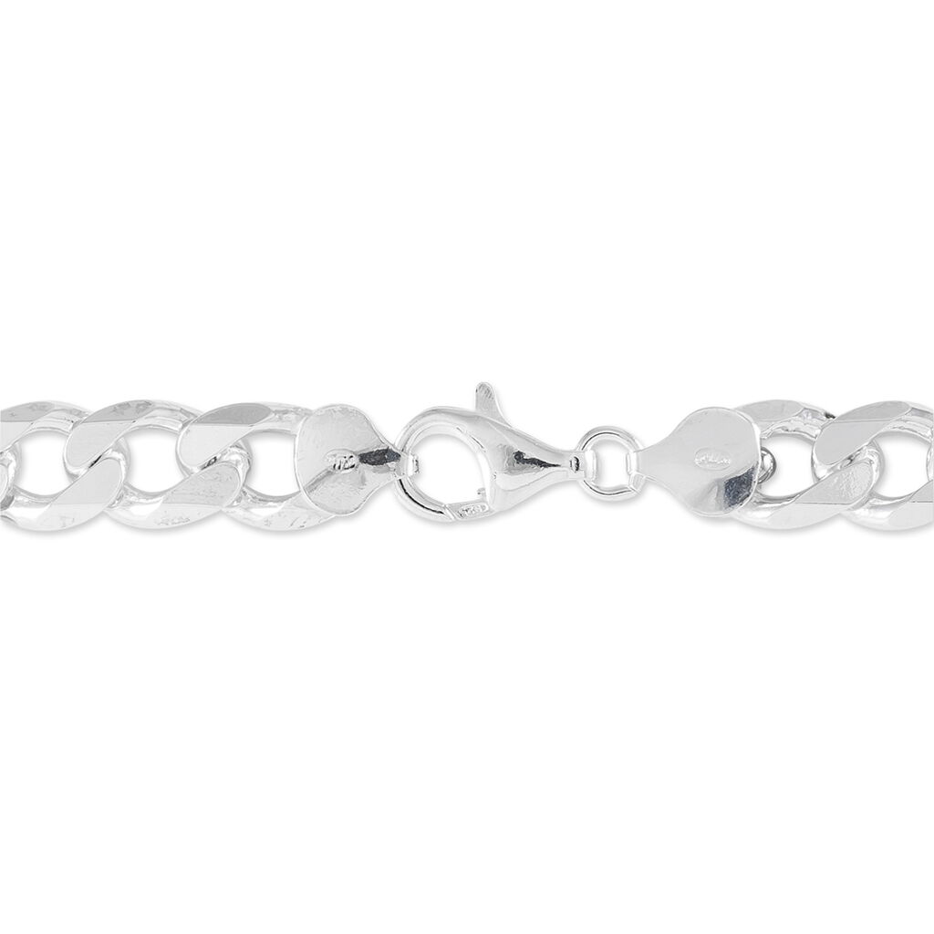 Bracelet Vivian Maille Alternee 1/3 Argent Blanc