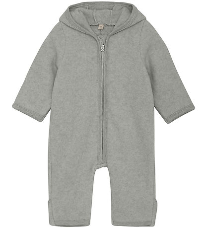 Huttelihut Overall - Fleece - Hellgrau Meliert