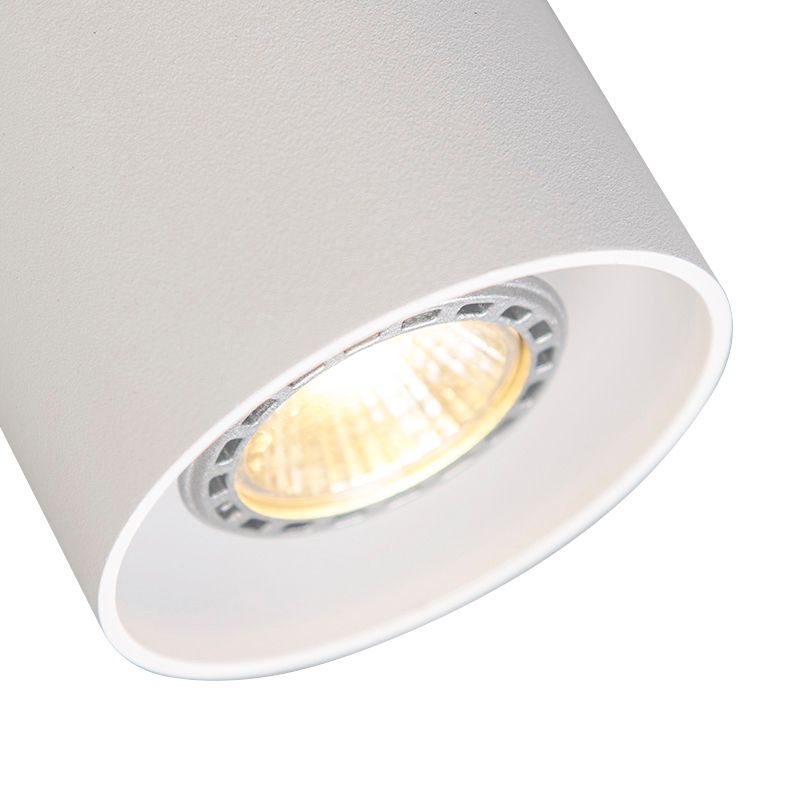 Moderne opbouwspot wit GU10 50mm - Tubo