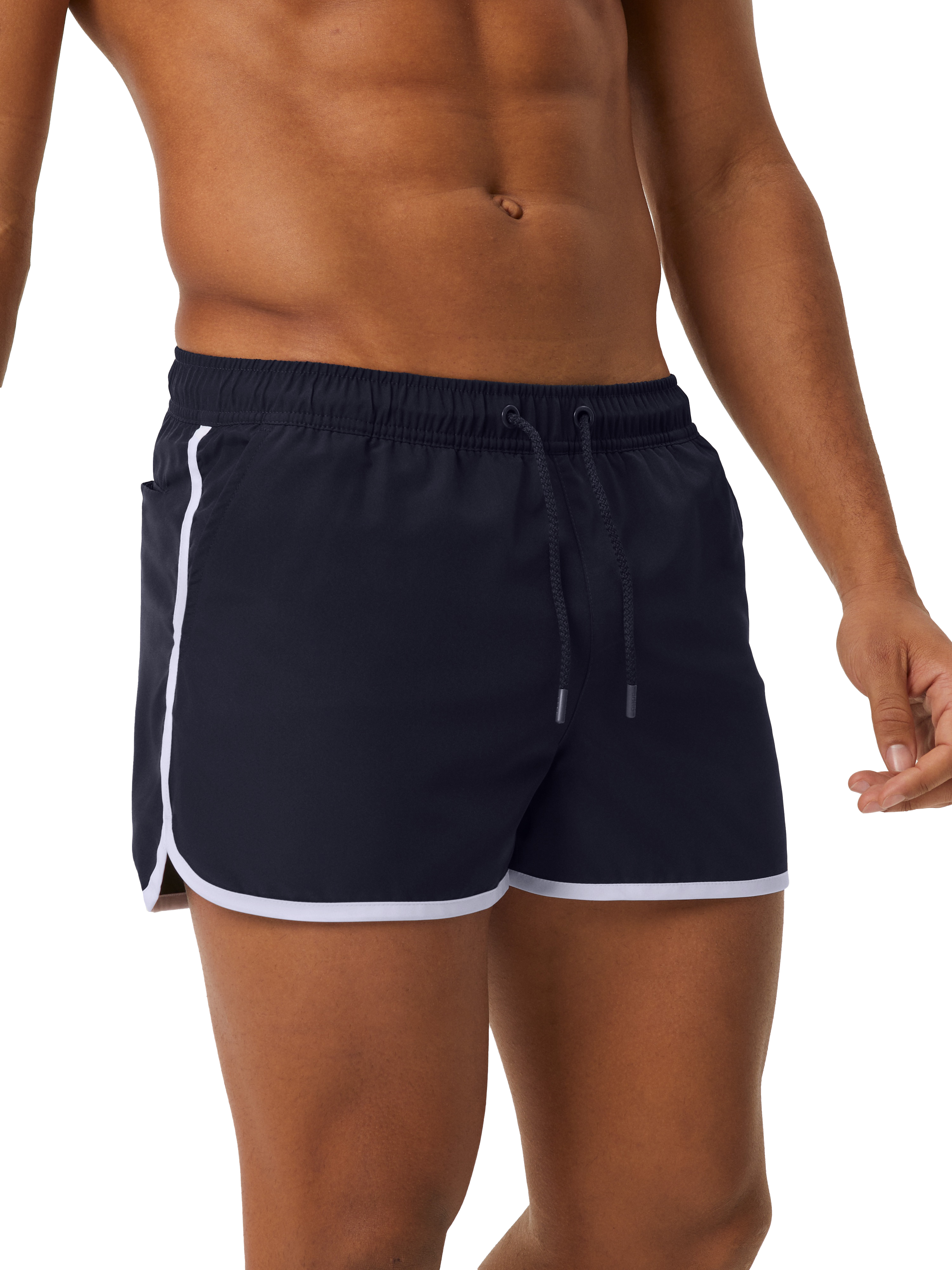 Borg Retro Swim Shorts Herre Night Sky