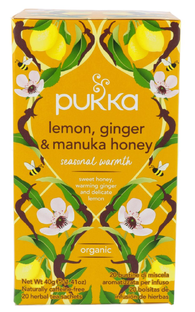 Pukka Lemon, Ginger & Manuka Honey Thee 20ZK
