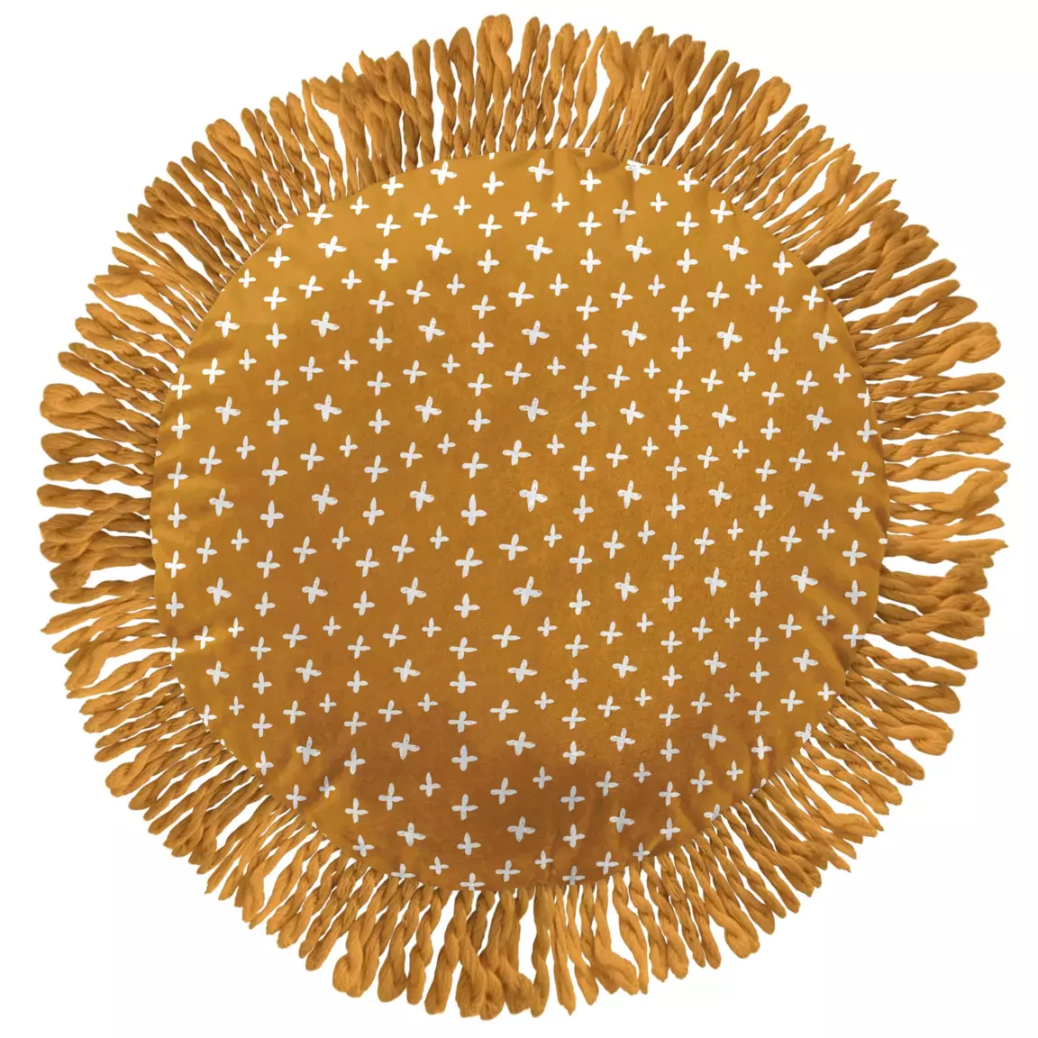 Coussin Lion rond enfant (40 cm) Charlie Multicolore