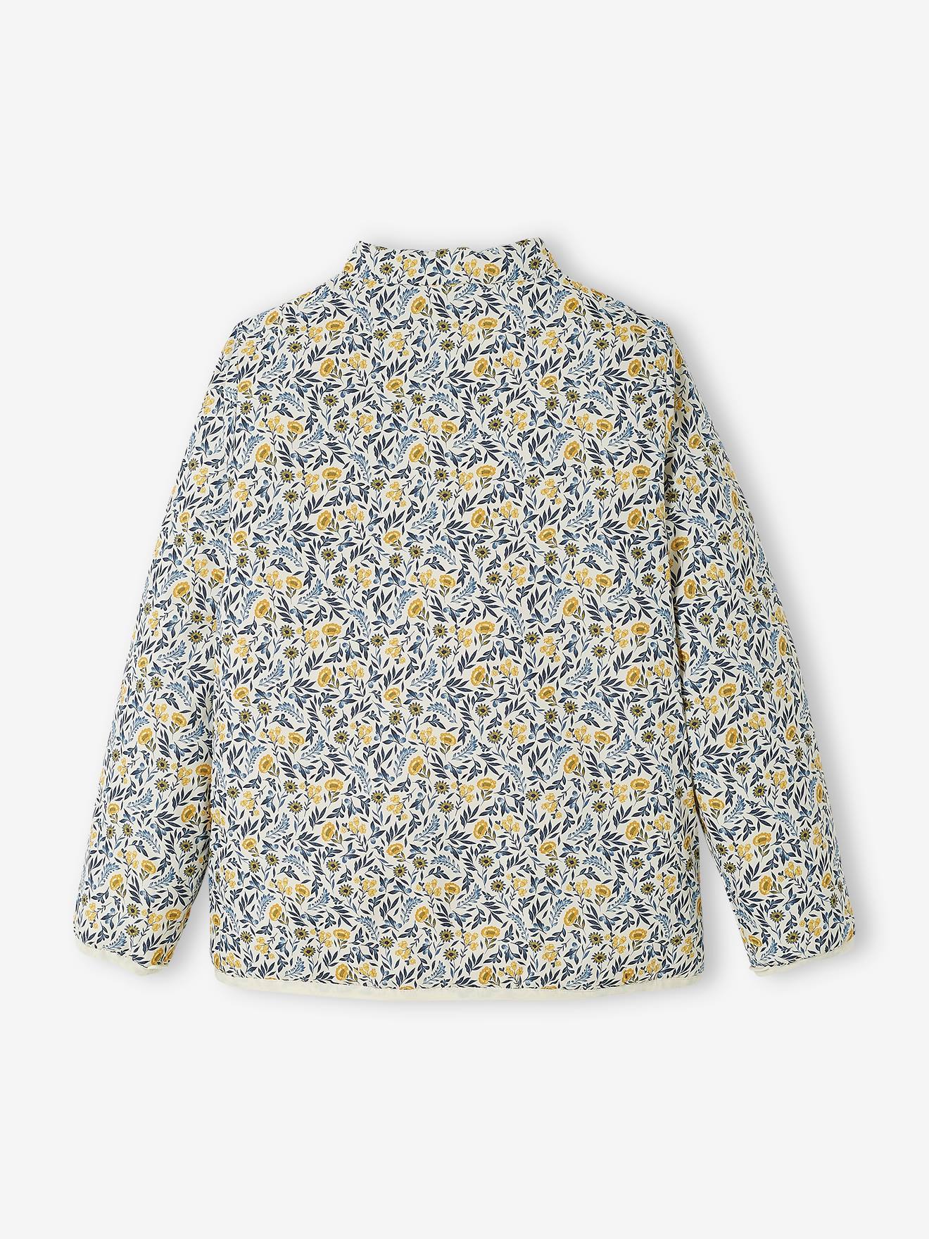 Parka com capuz 3 em 1, verde-escura lisa para meninas