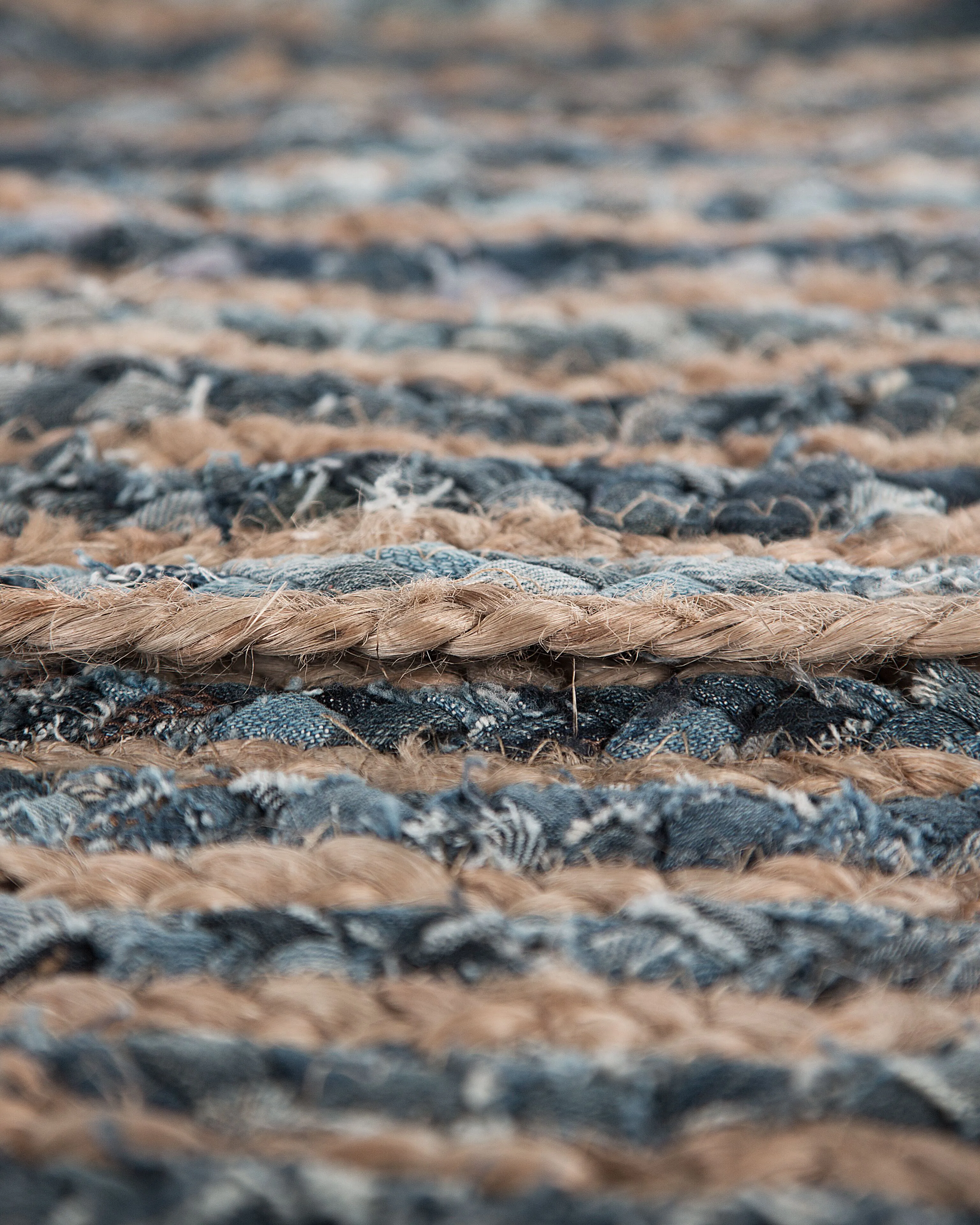 Vloerkleed MASLAK Grijs ø 120 cm Jute