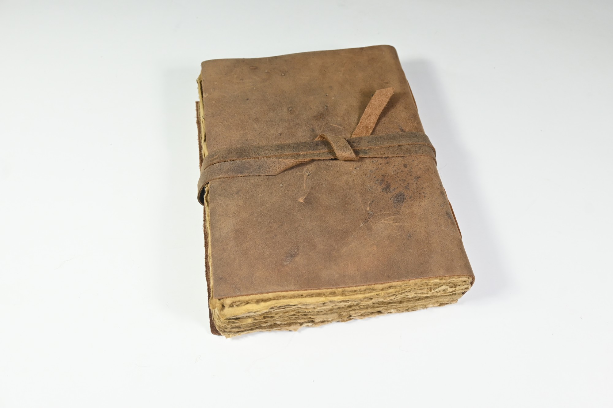 Notizbuch 'Moringa' in Ledereinband, H 20 cm, B 16 cm, T 3 cm günstig bestellen