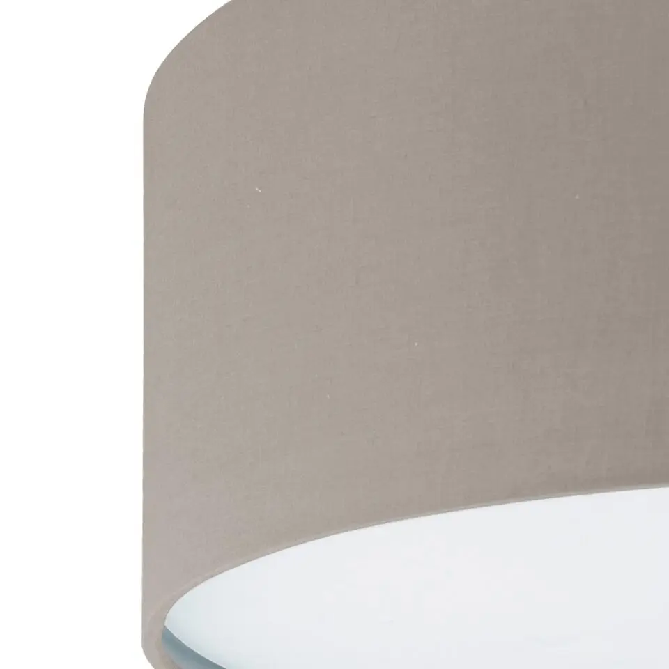 EGLOPasteri-Plafondlamp-3Lichts-ø475mm.-Nikkel-Mat-Taupe