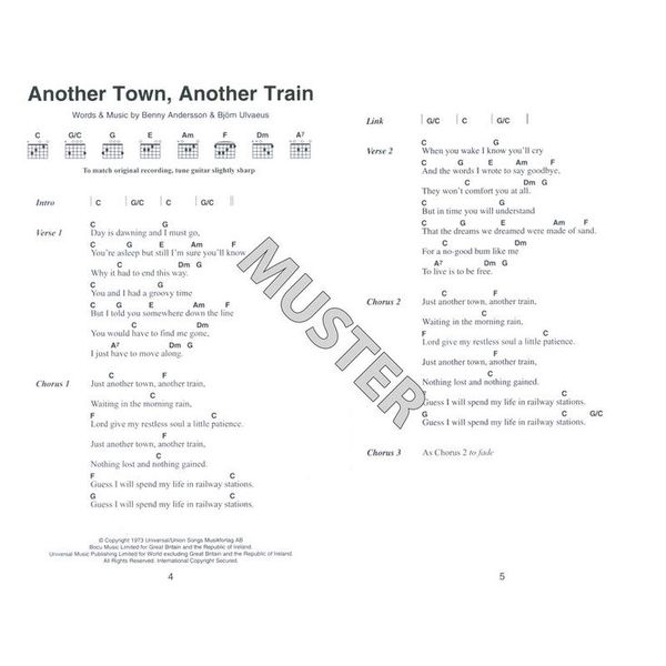 Wise Publications Little Black Songbook Abba