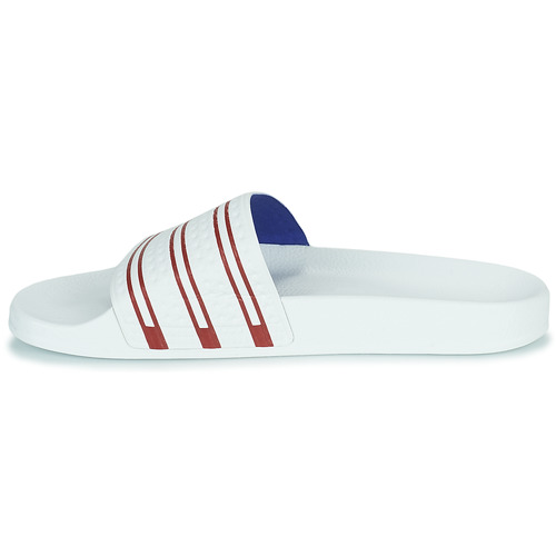 adidas Originals - ADILETTE - Blanc / Rouge