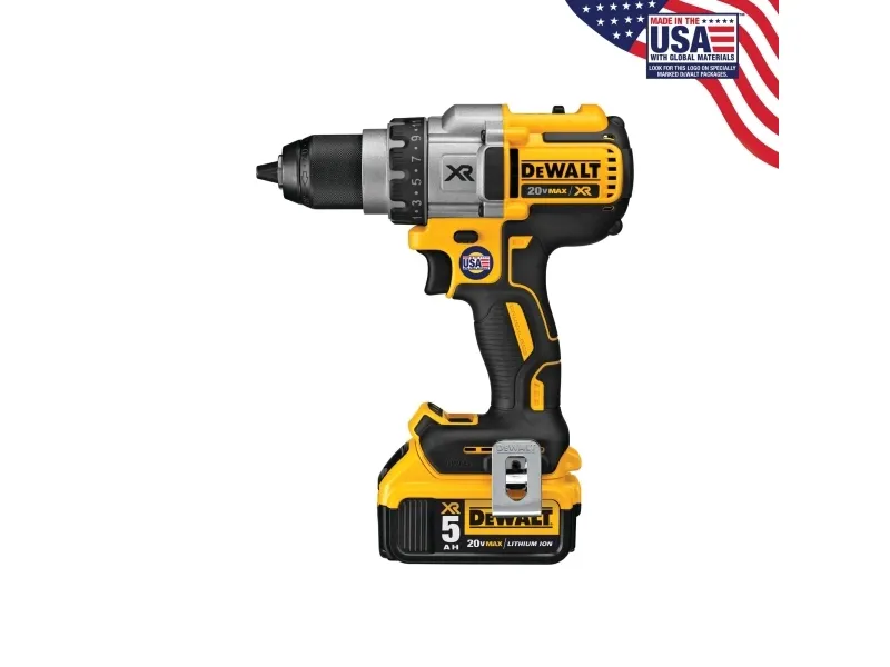 DeWALT DCD991P2 - Bor - ledningfri - 3-hastigheders - 95 N·m - 2 batterier - 18 V