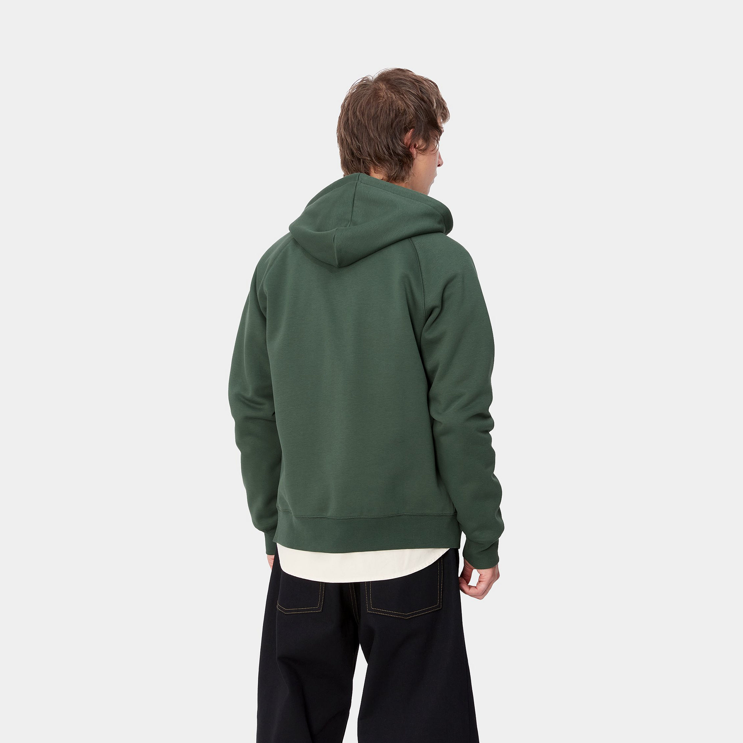 Carhartt WIP Hooded Chase Jacket Black / Gold