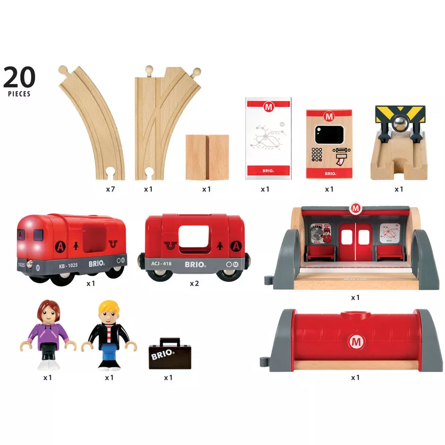 BRIO® Metro Bahn Set