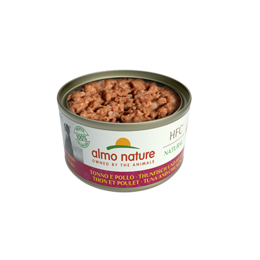 Almo Nature Atum e Frango em Lata para Cães, 95g