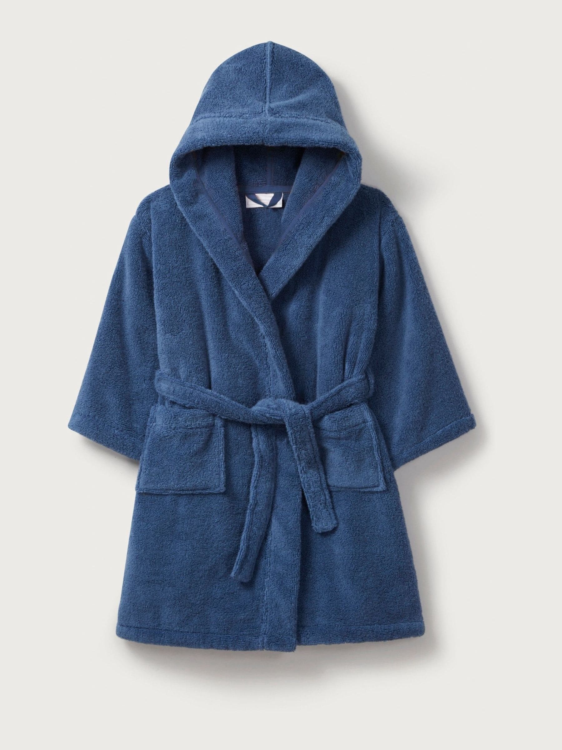 Blauw - The White Company 100% katoenen kamerjas