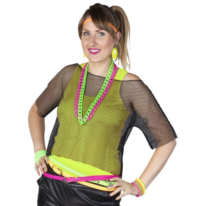 Netzoberteil - für Damen - schwarz