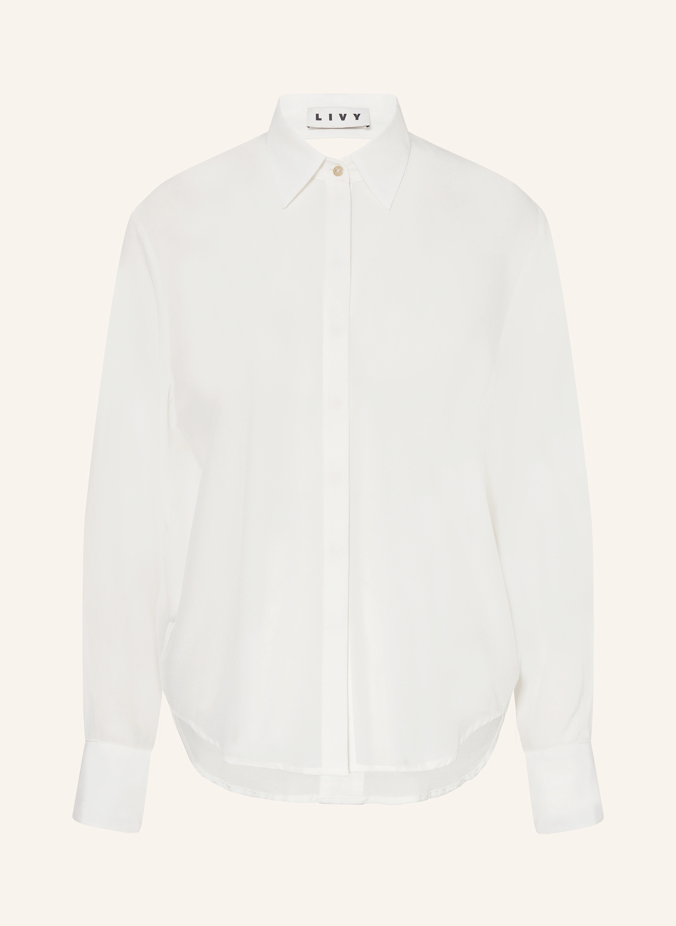 LIVY Lounge-Shirt ROMY aus Seide mit Cut-out
