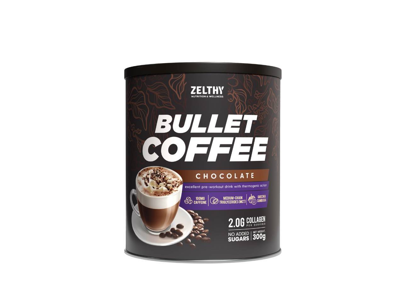 BULLET COFFE ENERGIA ZELTHY CHOCOLATE 300G