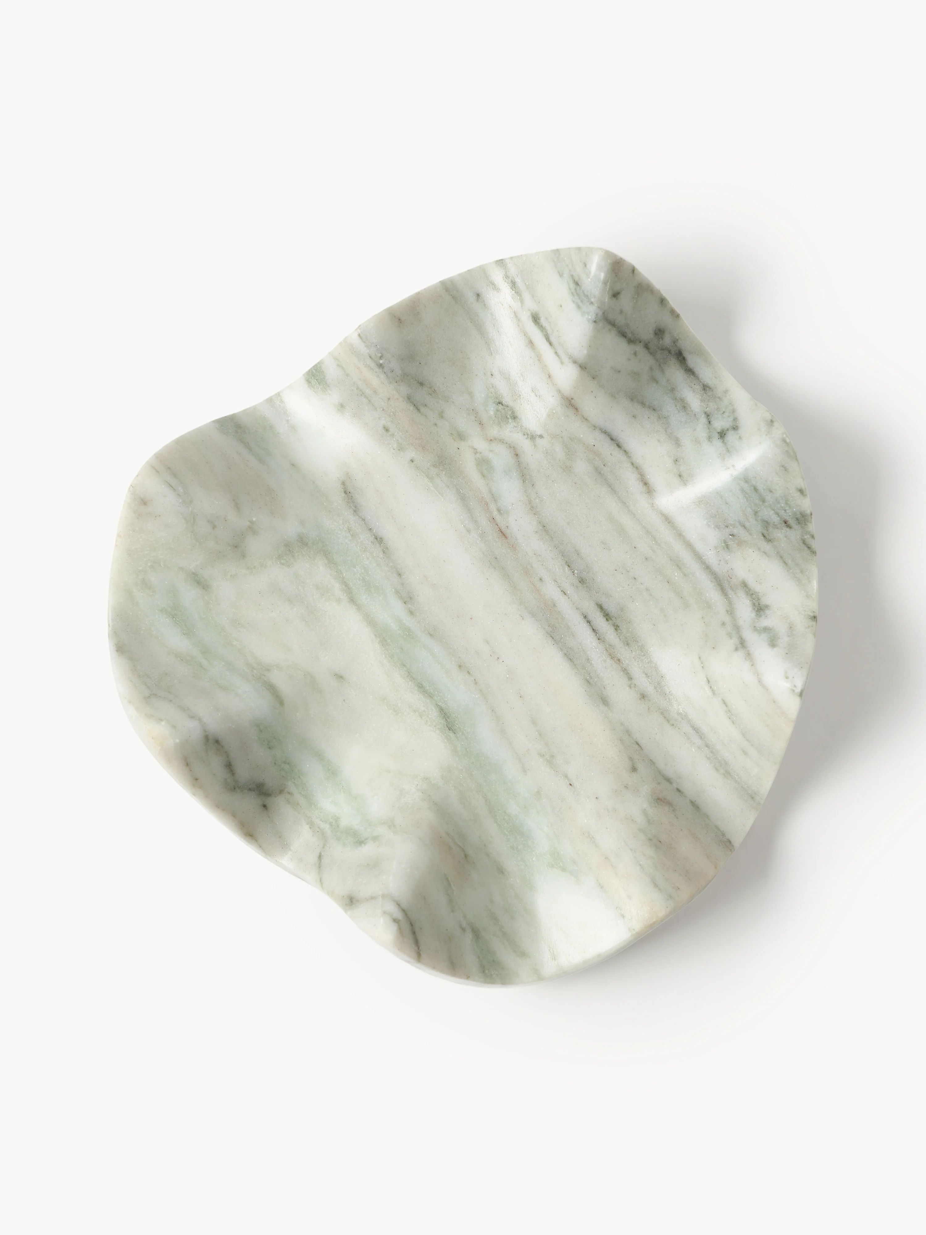 Handgemaakt decoratief marmeren dienblad Gaia, Ø 20 cm