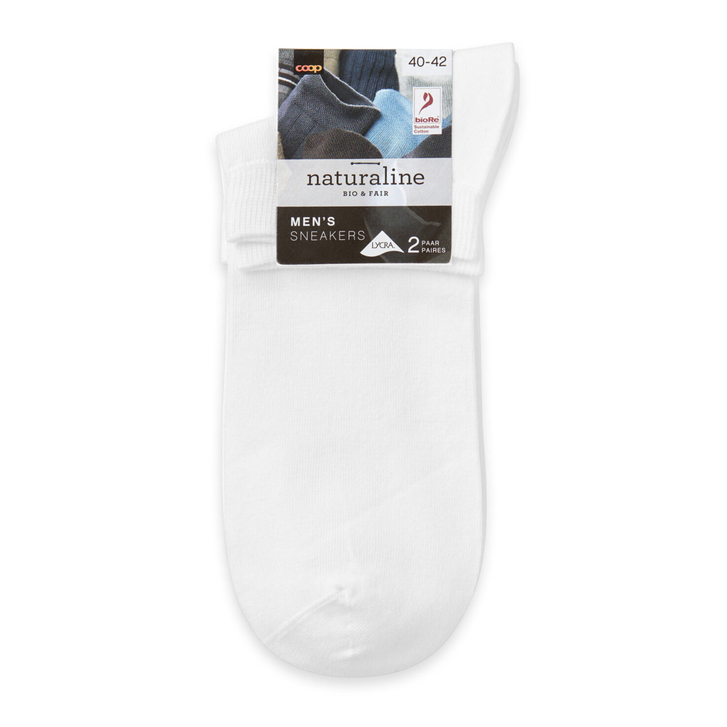 Naturaline Herren Sneaker Casual Duo Weiss