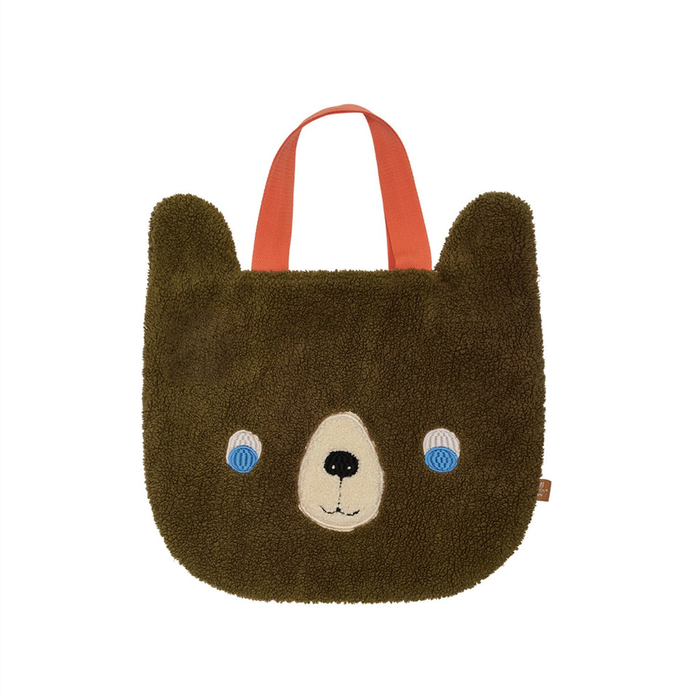 Køb OYOY Brown/Red Darling Bjørn Tote Taske