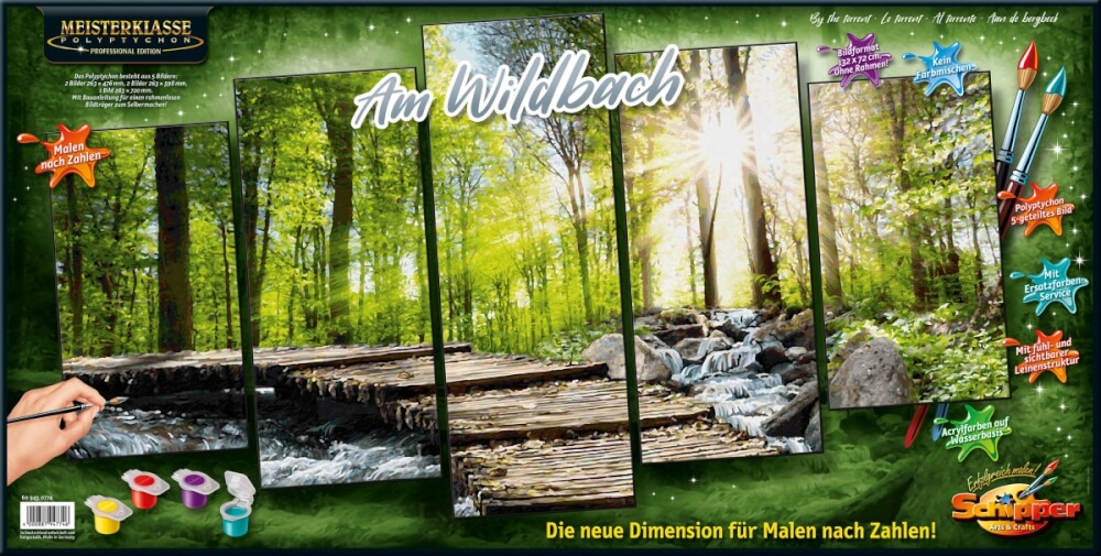 Malen nach Zahlen - Am Wildbach