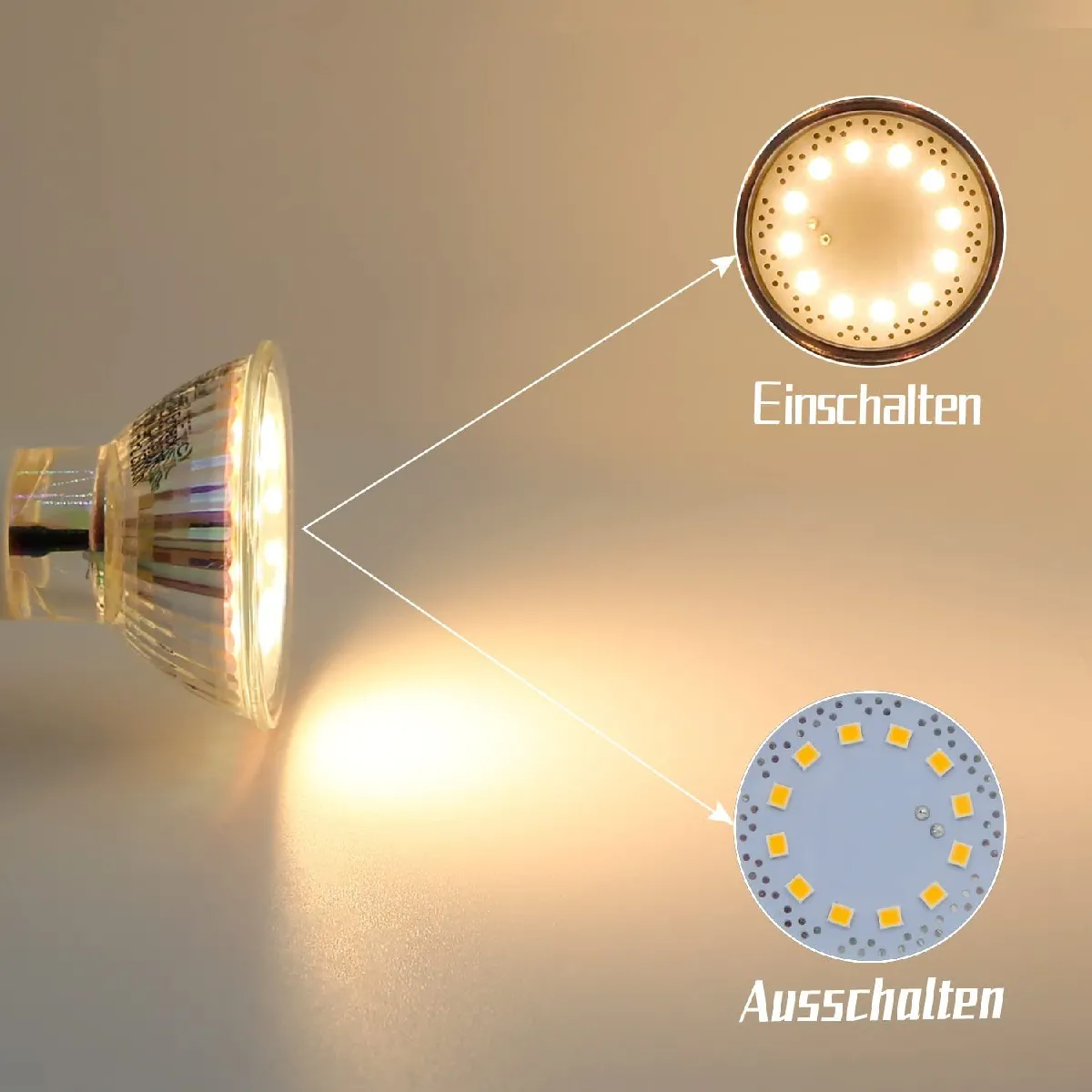 ZMH LED Bulb GU10 Warm White