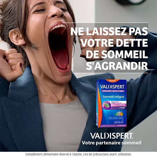 Valdispert Complete Sleep Melatonina 1,9mg e Ervas 30 comprimidos