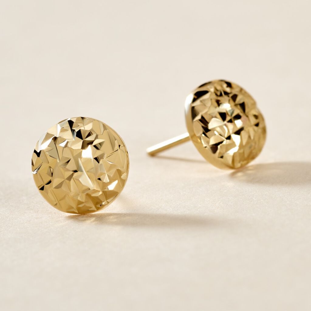Boucles D'oreilles Puces Dada Or Jaune