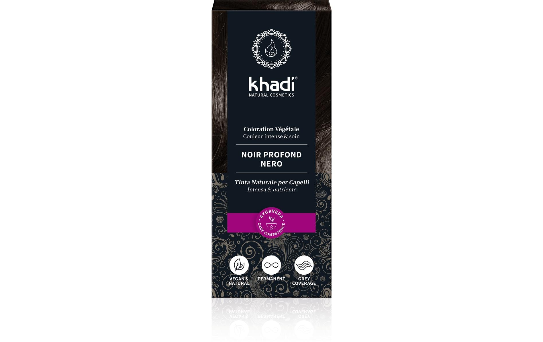 Haarcoloration  Pflanzenhaarfarbe Schwarz 100 gIntensive Pflanzenfarbe Schwarz