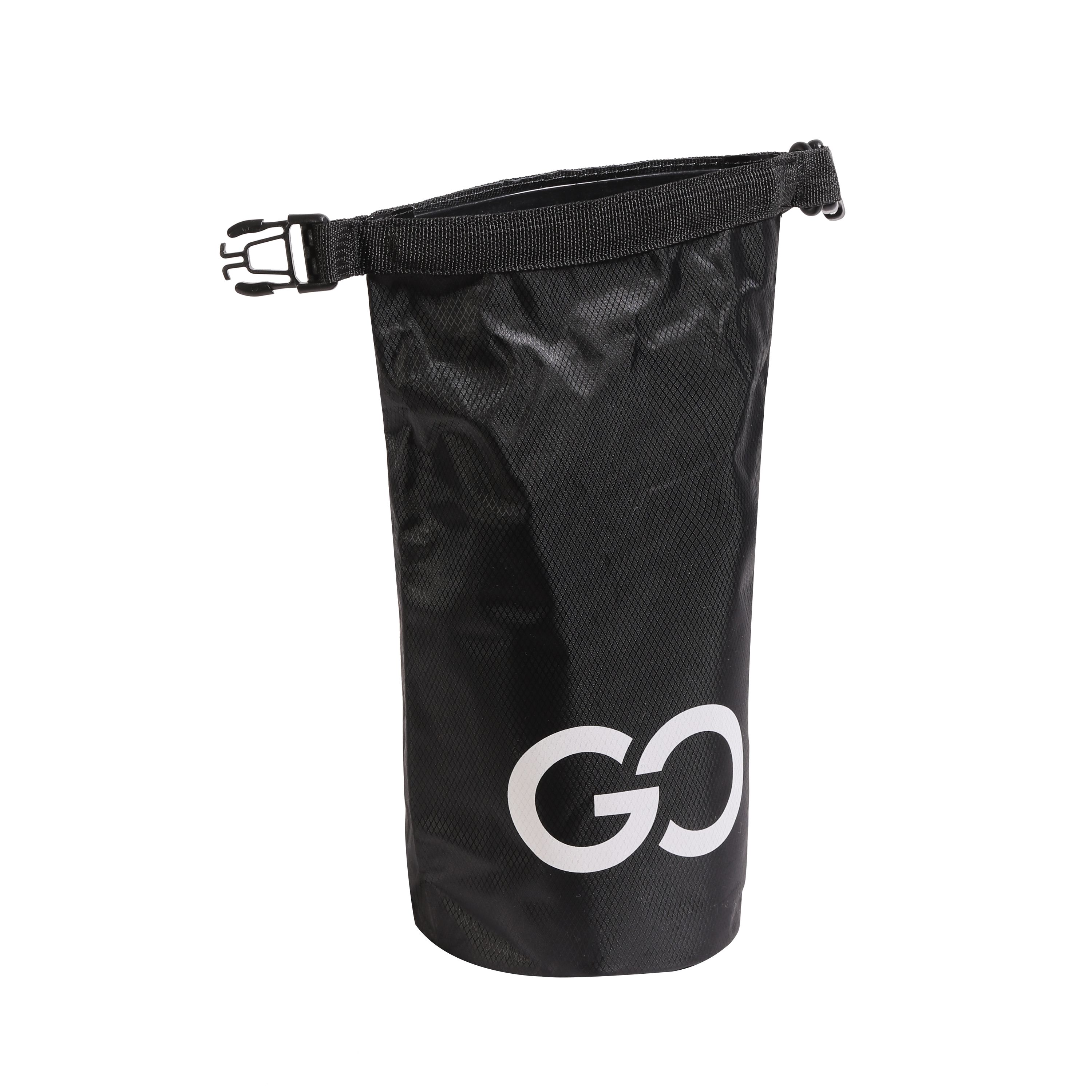 Dry Bag Tasche mit Handyfach schwarz 2L