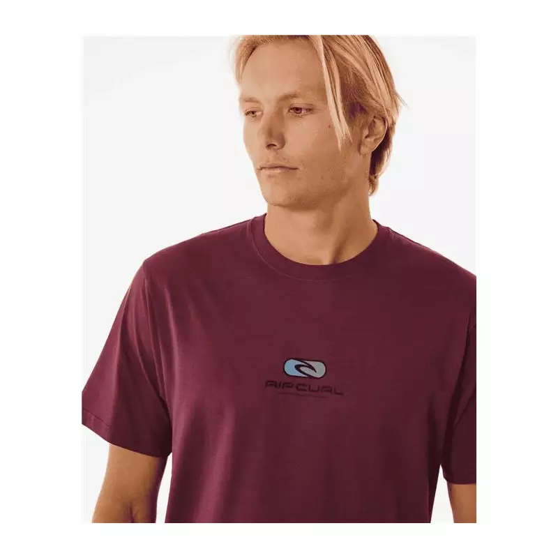 Teeshirt RIPCURL Pill Icon Tee Maroon
