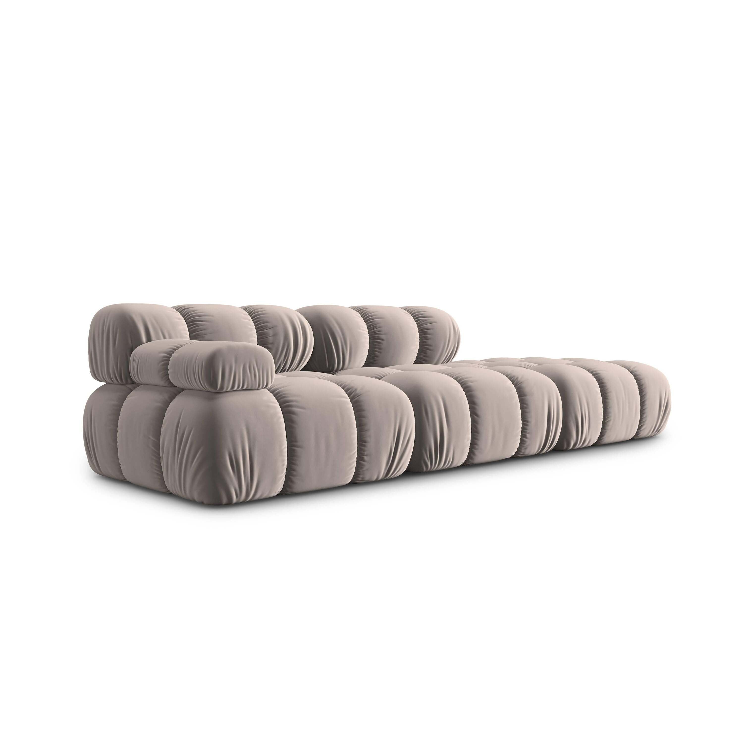 Milo Casa Tropea Modulaire 2-zitsbank Rechts Open met Hocker - Beige