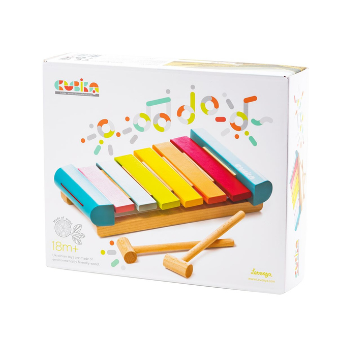 Xylophon - 6 Töne - aus Holz