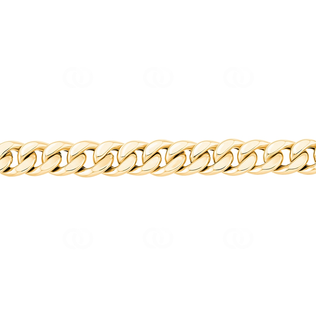 10.5mm Panzerarmband 750/18 K Gelbgold halbmassiv