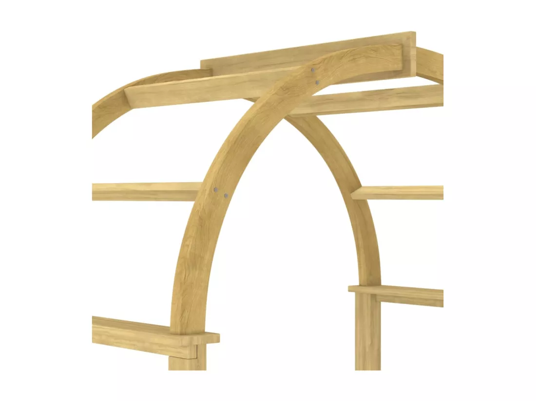 Arche 141x97x243 cm Bois de pin massif imprégné