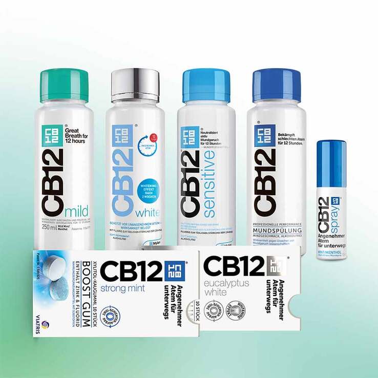 CB12 boost Eucalyptus white Kaugummi, 10 St