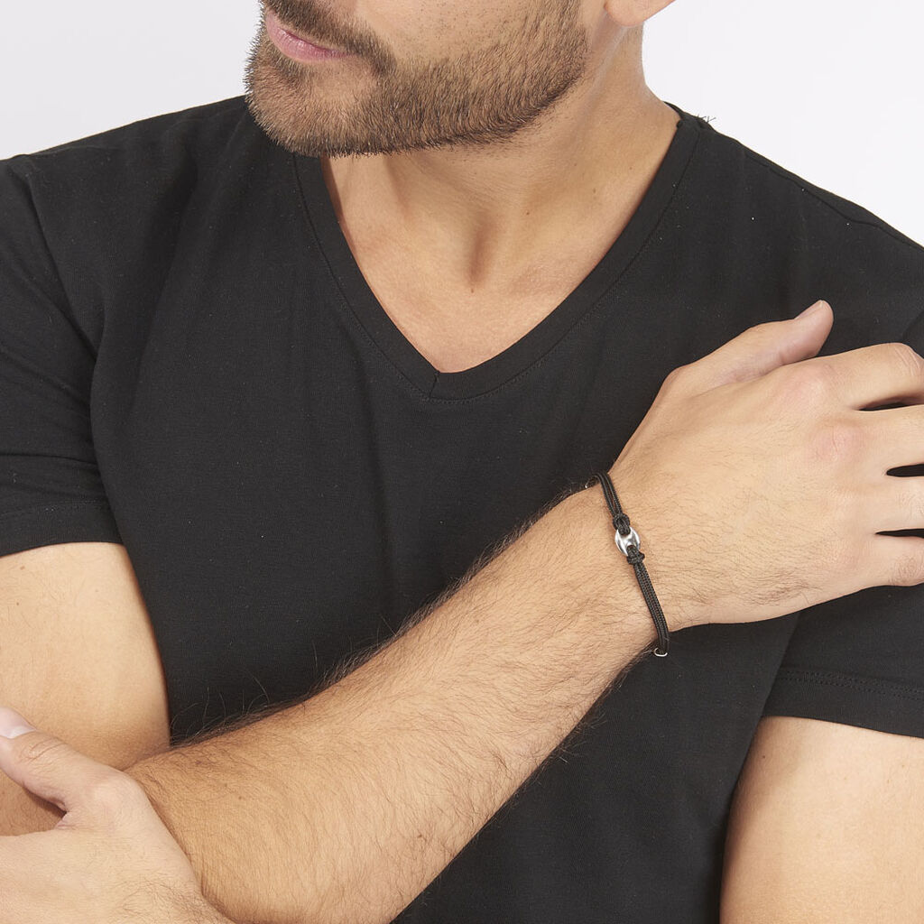 Bracelet Fabrice Acier Blanc