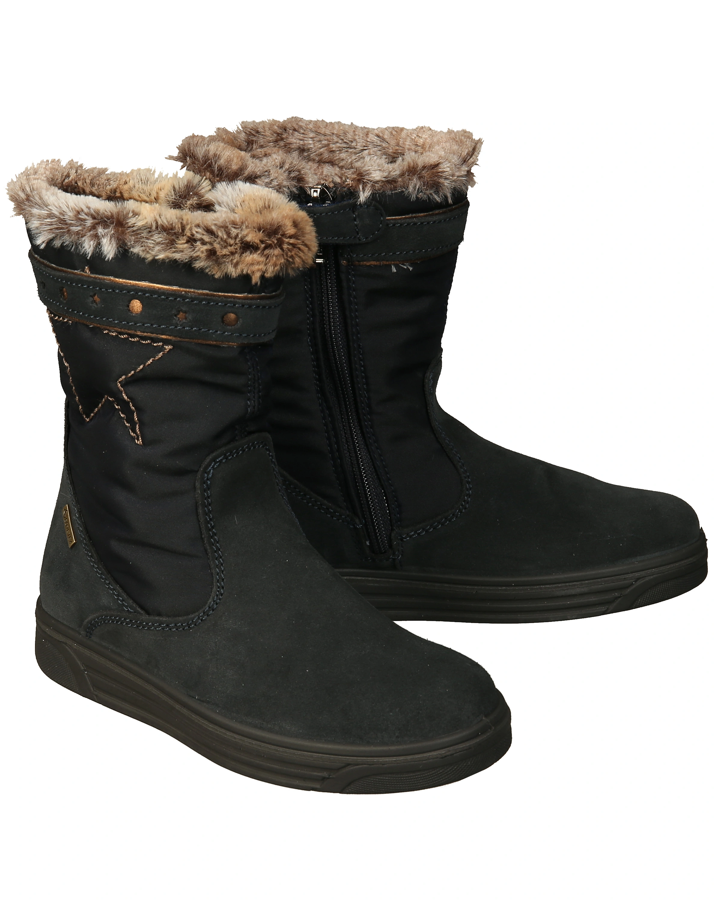 Winterstiefel NOTTE PUAGT gefüttert in nachtblau