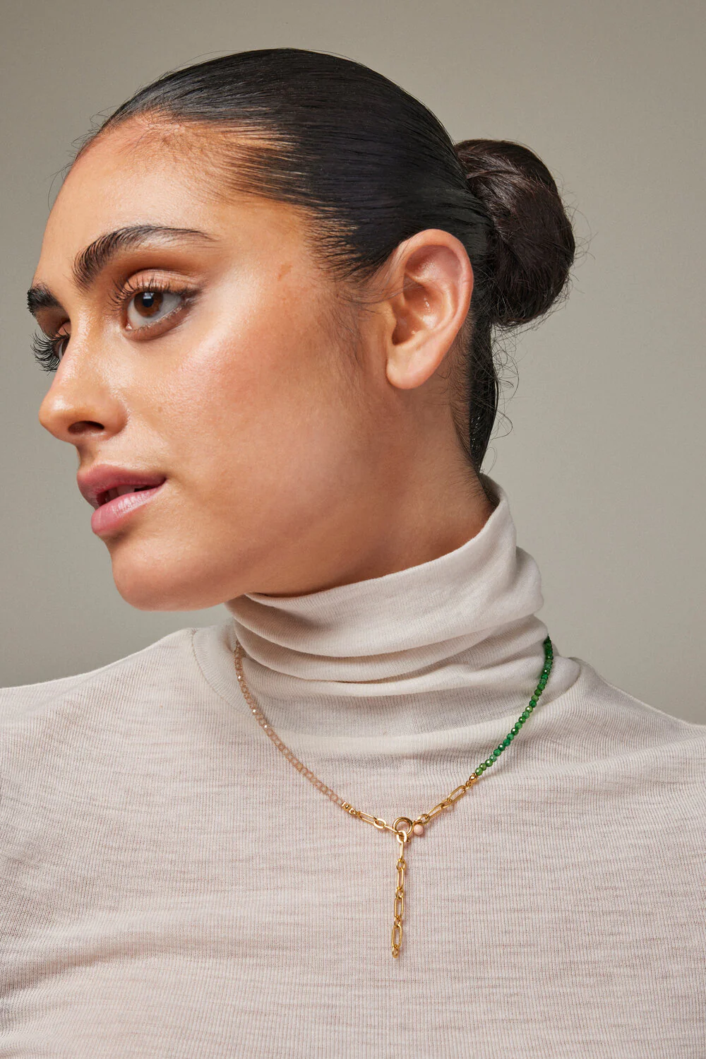 ENAMEL Copenhagen  Gabriella halskæde - forgyldt