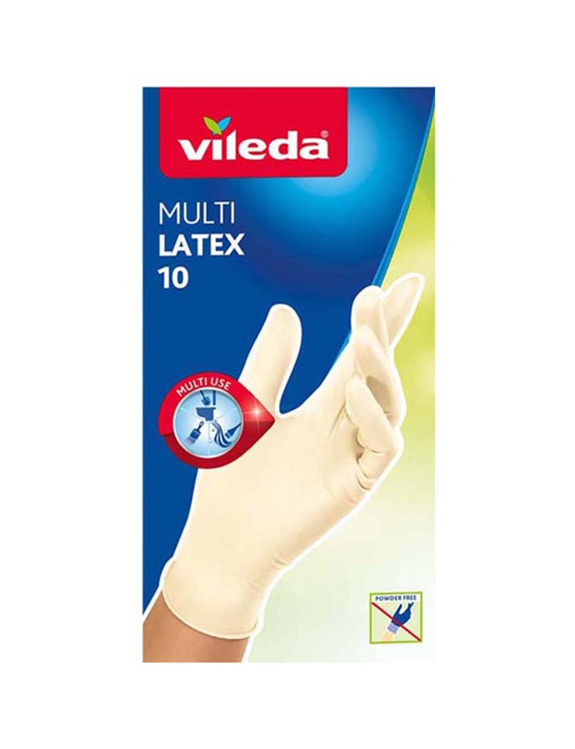 Disposable Natural Latex Gloves 10 Un P/M