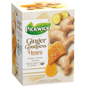 Pickwick Herbal Ginger Goodness met Honingsmaak 15 x 1,75 g