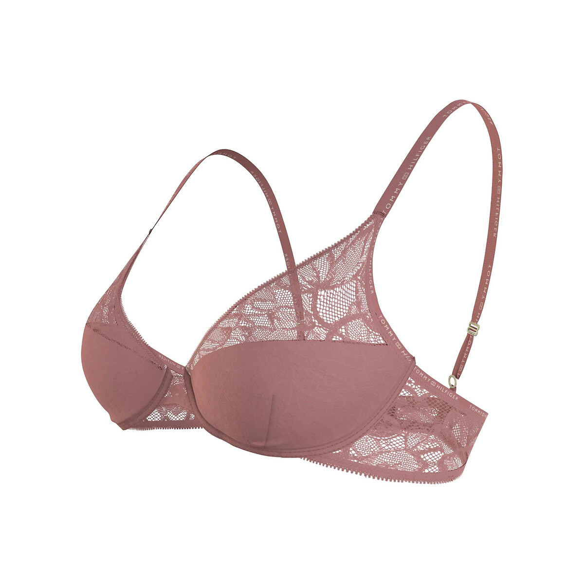 TOMMY HILFIGER<br>Sutiã de renda premium com decote baixo