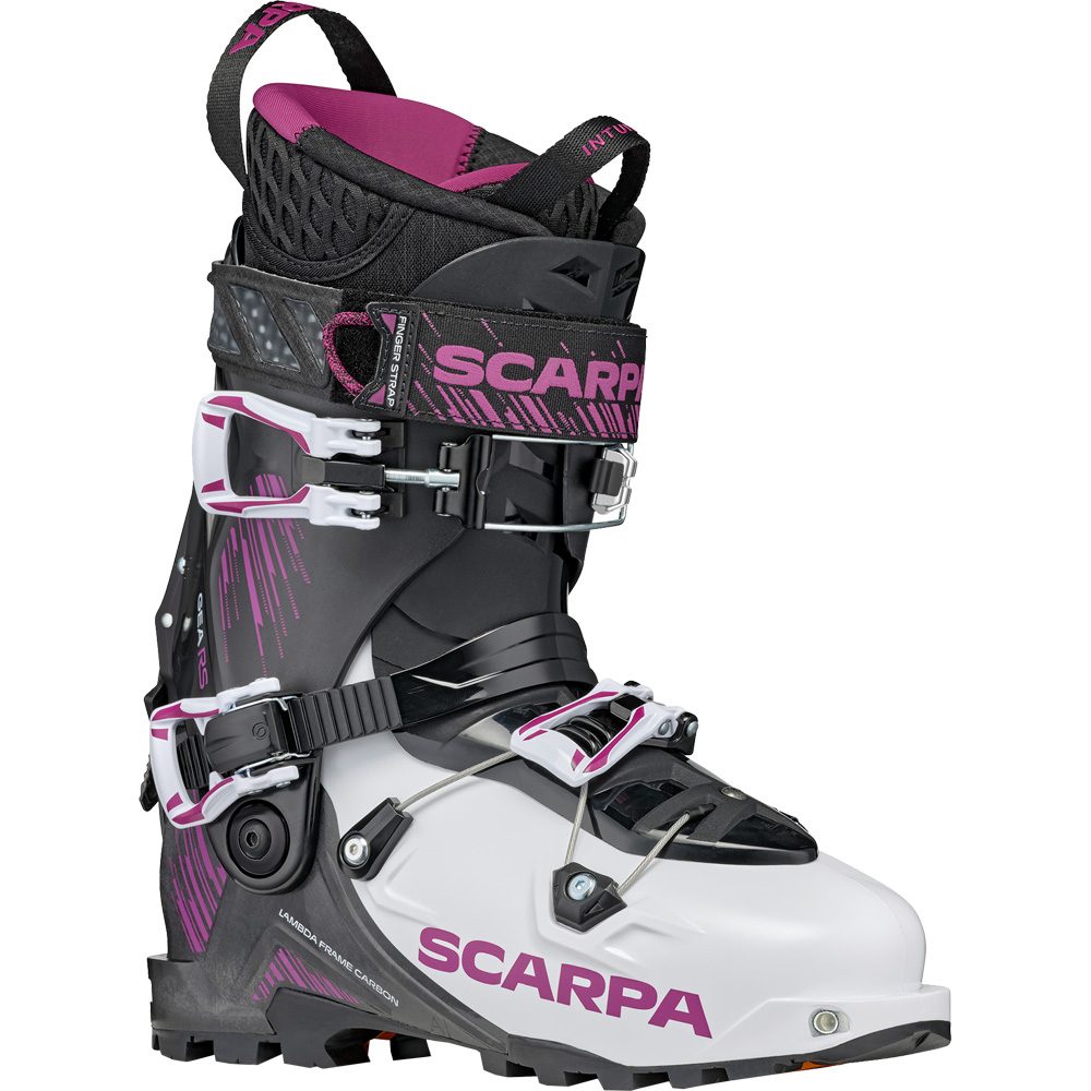 Scarpa Gea RS Touren Skischuhe Damen white black rouge