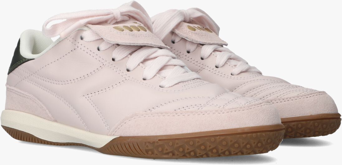 roze diadora lage sneakers gold indoor
