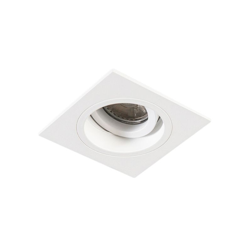 Smart inbouwspot wit vierkant incl. wifi GU10 - Chuck