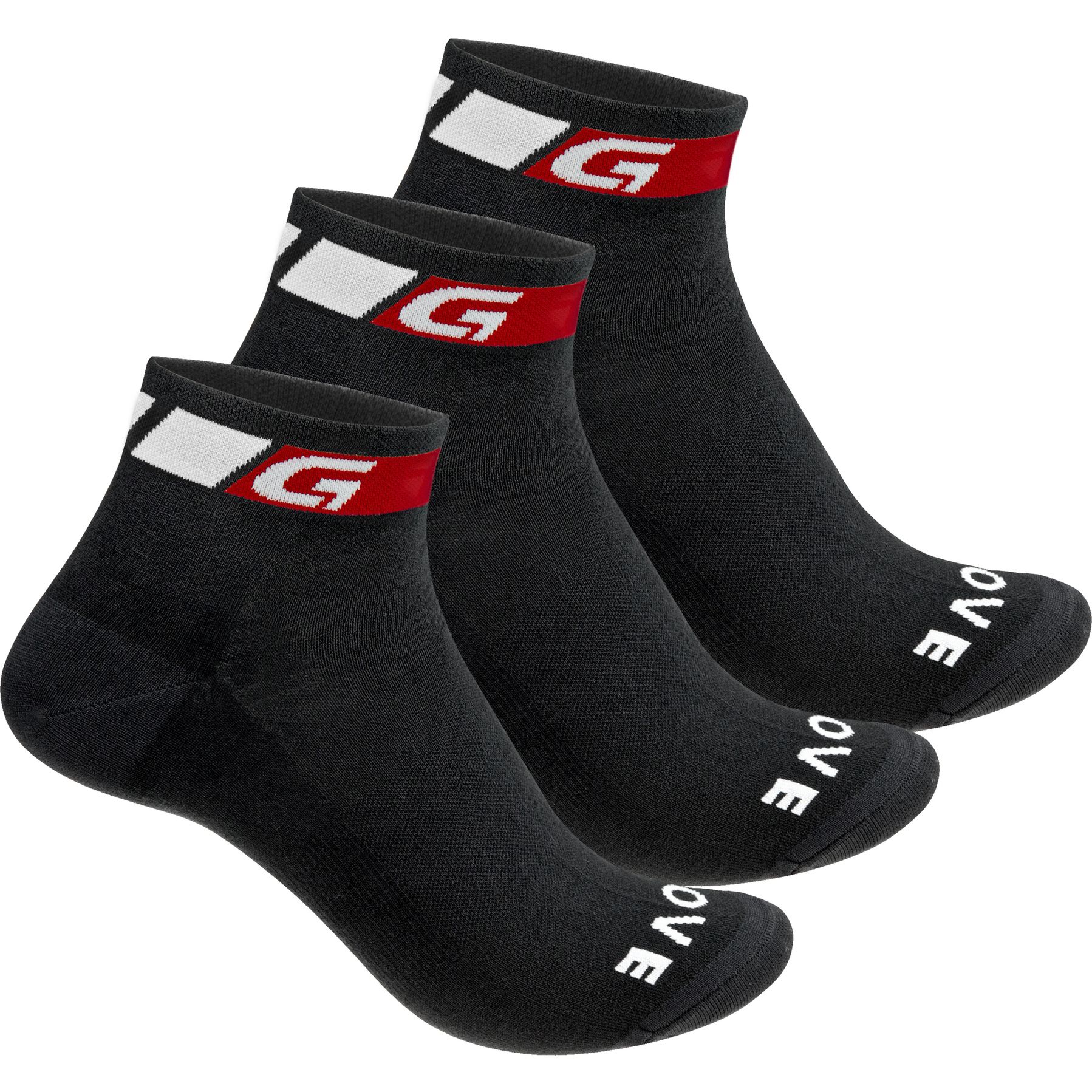 GripGrab 3-Pack Low Cut Sokken